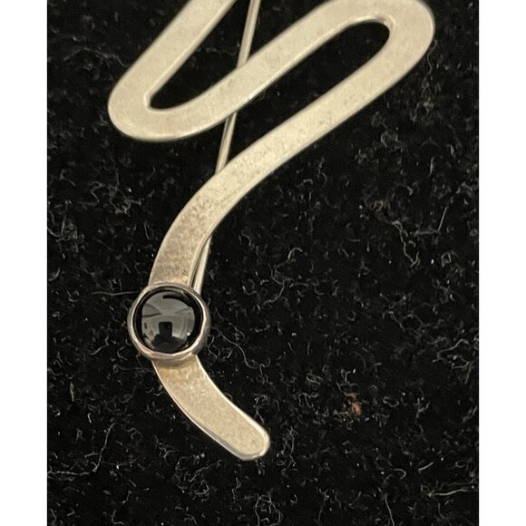 vintage sterling silver hand made pin by Barbara Sucherman - Picture 3 of 6